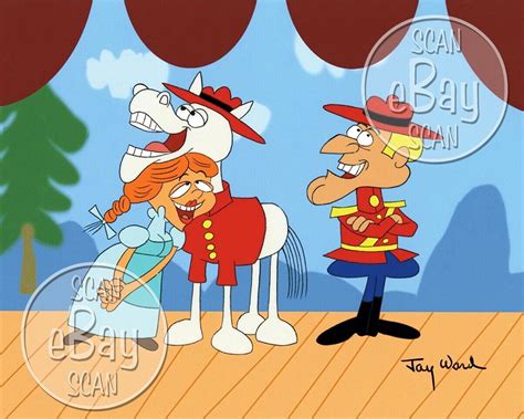 Rare Dudley Do Right Of The Mounties Cartoon Color X Tv Photo Jay