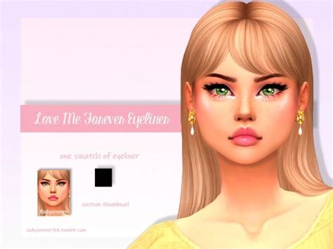 Love Me Forever Eyeliner By Ladysimmer94 At Tsr Sims 4 Updates
