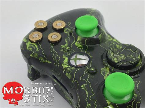 Morbidstix Custom Xbox 360 Controller Proveil Reaper Z Xbox 360 8