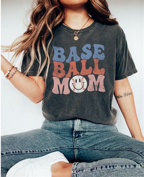 Baseball Mom Shirt Comfort Colors Baseball Shirt Baseball Mom Tees Baseball Mama T Shirt