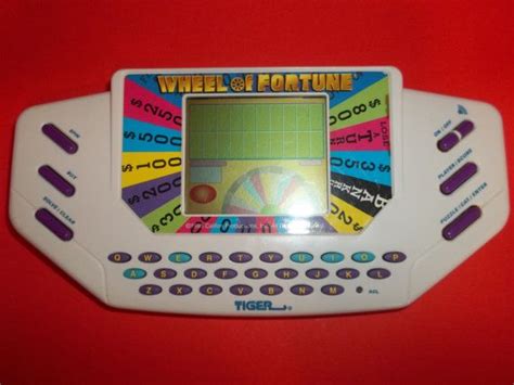 Wheel Of Fortune Electronic Handheld Game Tiger 1995 Etsy Wheel Of