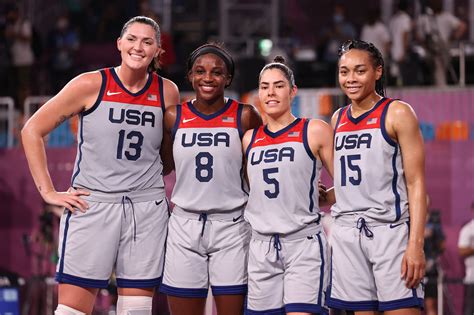 2020 Olympics USA Basketball Wins Womens 3x3 Gold Medal Bullets Forever