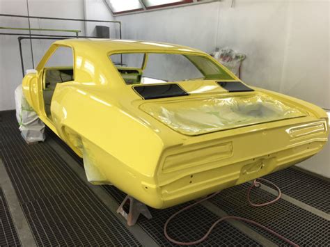The Body Of The 1969 Chevy Camaro Painted Randy Colyn Restorations