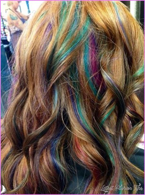 And remember guys you don't. Brown Hair With Purple Streaks - LatestFashionTips.com