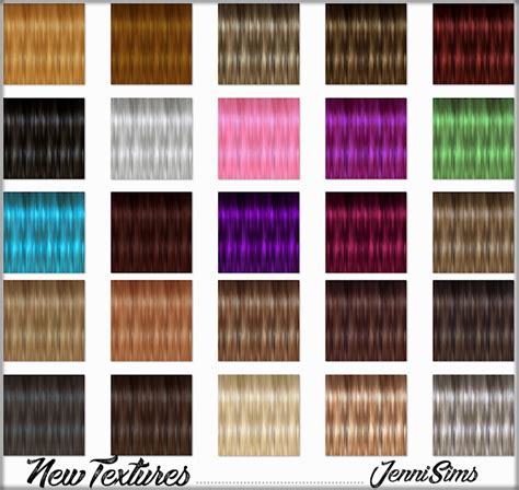 New Textures For Retextured Hair Sims 4 Mods