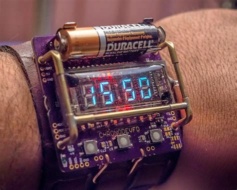 Sv3auw A Cyberpunk Wristwatch