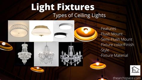 Types Of Ceiling Lights Quick Start Guide To Light Fixtures · The