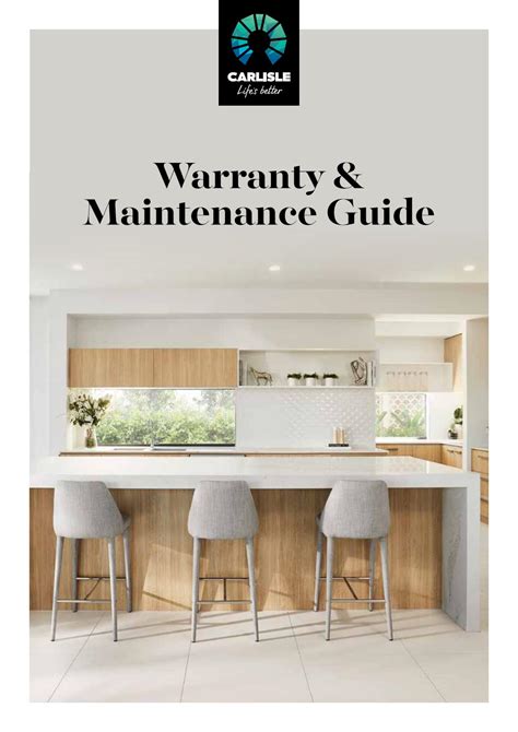 Warranty And Maintenance Guide By Carlisle Homes Issuu