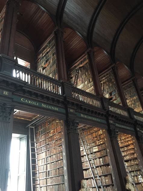Recently Visited The Trinity College Library Where Some Of The Scenes