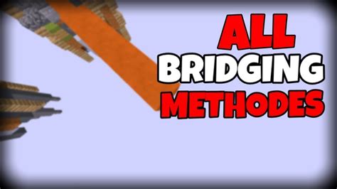 جميع انواع البناء في ماين كرافت All Bridging Techniques In Minecraft