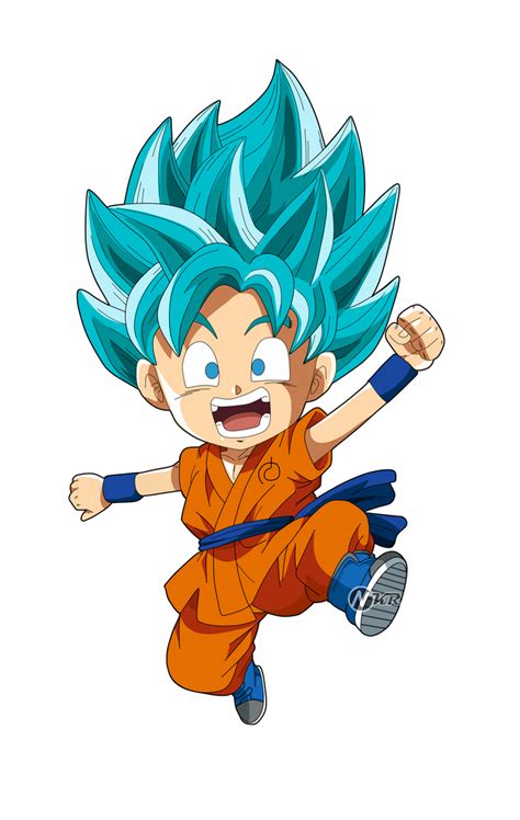 Goku Ssgss By Naironkr Personagens Chibi Chibi Goku Dragon Ball Z