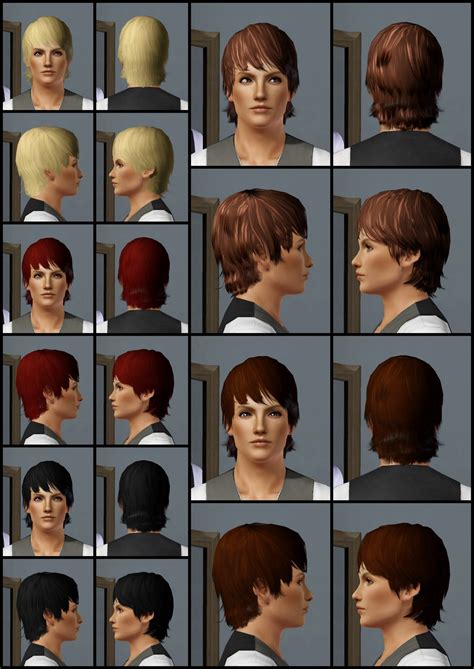 The Sims 3 Store Hair Showroom Emo Cut