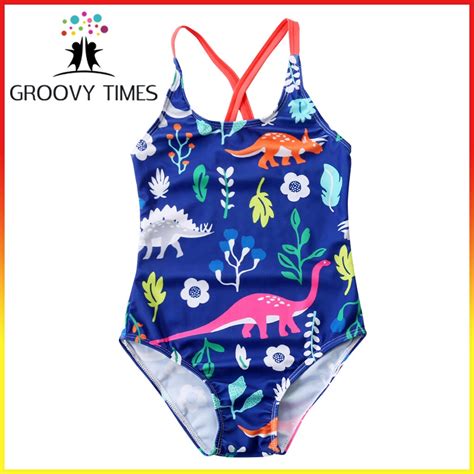 Girls One Piece Swimsuit Toddler Bikini Swimwear Kids Bathing Suit