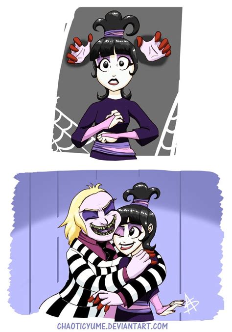 Beetlejuice And Lydia By Chaotic Yume On Deviantart Beetlejuice Fan Art Beetlejuice Cartoon