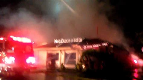 Fire At Mcdonalds Youtube
