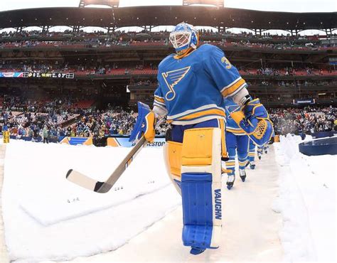 St Louis Mo January 2 Jake Allen 34 Of The St Louis Blues Leads
