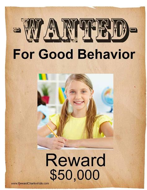 Make Your Own Wanted Poster Template