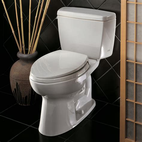Toto Eco Drake Elongated Two Piece Toilet E Max Flushing System White