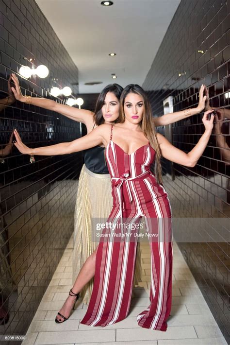 Professional Wrestlers The Bella Twins Nikki And Brie Are News