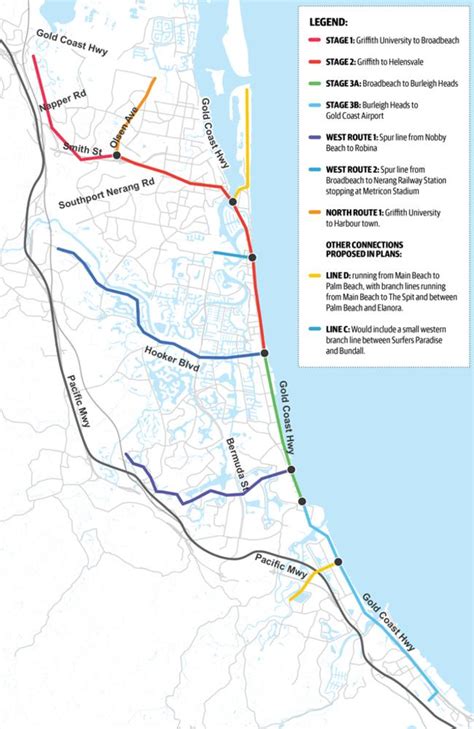 Golden Age Where The Gold Coasts Light Rail Will Go Next With South West And North Links