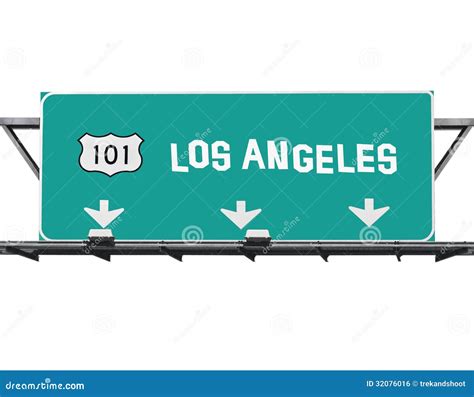 101 Hollywood Freeway Los Angeles Sign Stock Photo Image Of Street