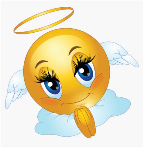 Transparent Angel Emoji Png Angel Emoji Png Download Kindpng