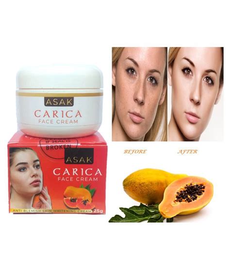 asak carica face cream acne pimple scar removal skin whitening day cream 25 gm buy asak carica