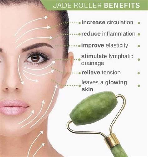 Benefits Of A Jade Roller Facial Massage Roller Jade Face Roller Jade Roller