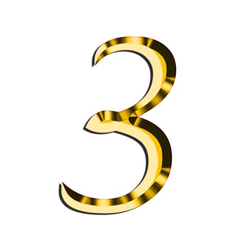 Gold Number 2 2 Number Number 2 Png Transparent Clipart Image And