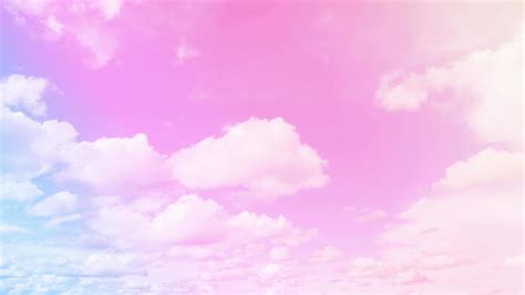 Cielo Y Nubes En Un Hermoso Fondo Rosa Pastel Fondo De Cielo De Color