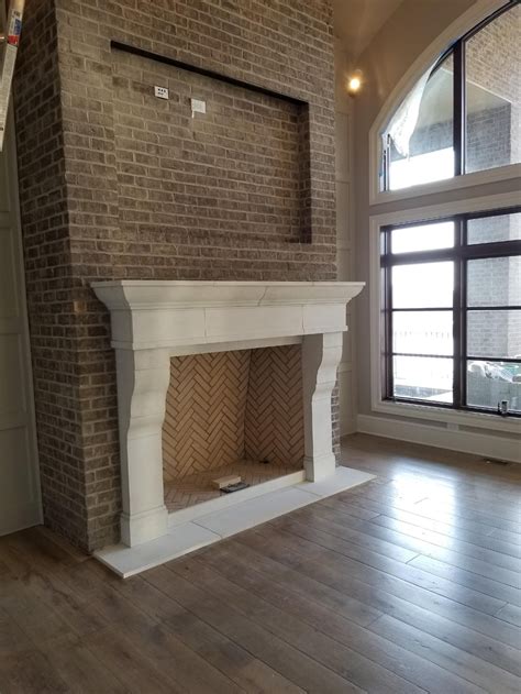 Stone slabs for fireplace hearths. Cast stone fireplace surround | Fireplace surrounds, Cast ...