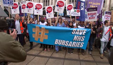 A bid protest is a challenge to the terms of a solicitation or the award of a federal contract. NHS bursaries: UK protests as student nurses and midwives ...