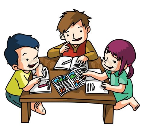 Students Working Together Clipart Look At Clip Art