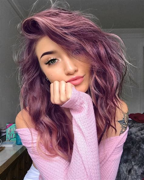 Pin By Whitney Rose On Khaliya Kimberlie ️ Fresh Hair Hair Dye Colors Purple Hair