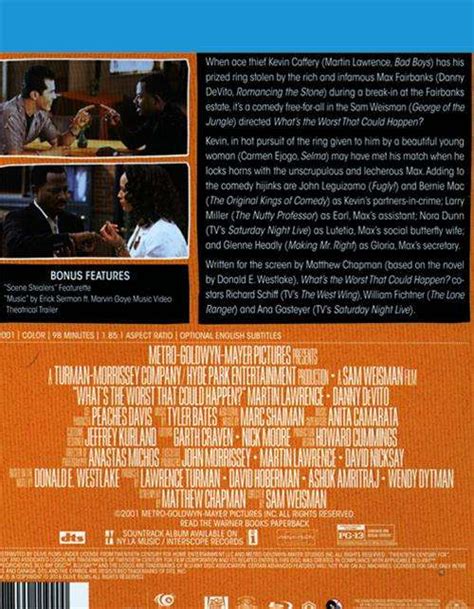 what s the worst that could happen blu ray 2001 dvd empire