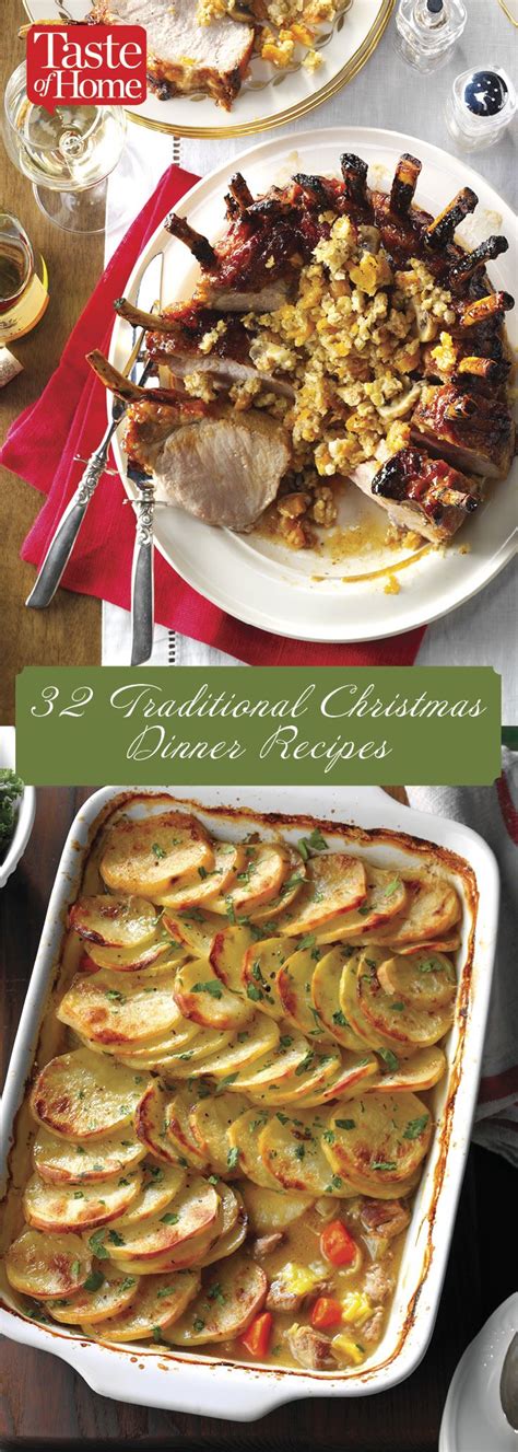The most common non traditional xmas material is wood. 32 Traditional Christmas Dinner Recipes | Traditional ...