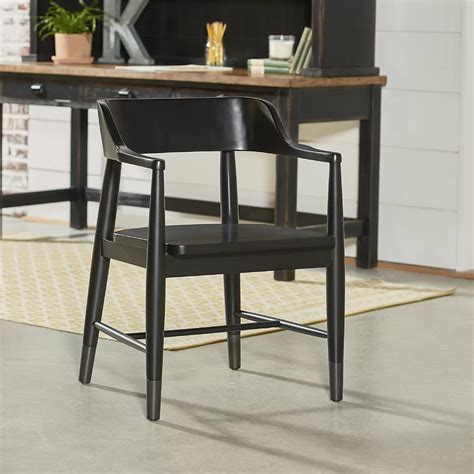 Magnolia Arm Chair In Black Wayfair Kitchen And Dining Chairs Dining