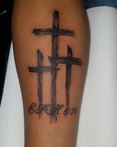Three Crosses Tattoo Half Sleeve Tattoo Site