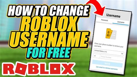 How To Change Your Roblox Username For Free In Roblox Youtube