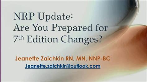 Nrp Update Are You Prepared For The 7th Edition Changes