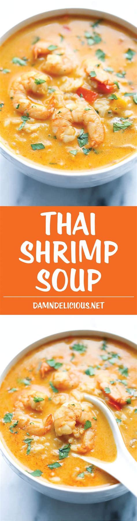 Easy Thai Shrimp Soup Damn Delicious
