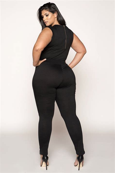 Sneaking To Ride Jumpsuit Curvy Women Outfits Voluptuous Women Plus