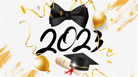 Graduación Temporada 2023 Borde Texturizado Celebración Lindo Sombrero