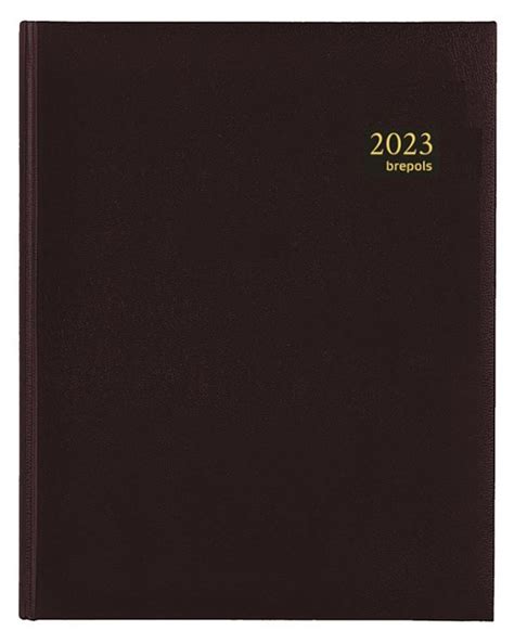 Brepols Agenda 2023 • Concorde • Lima • 21 X 27 Cm • Zwart • 1w2p Bol