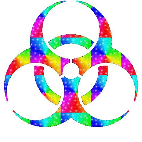 Neon Toxic Symbol