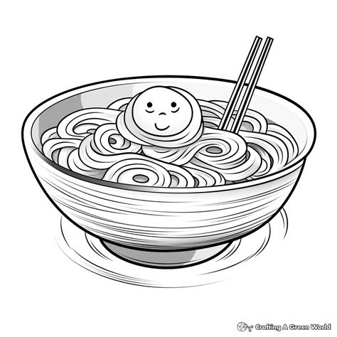 Noodle Coloring Pages Free And Printable