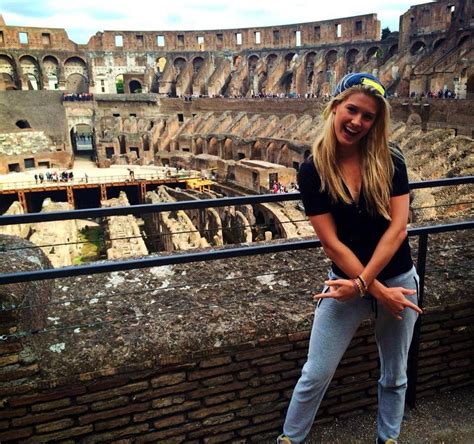 Genie Bouchard Brought Her Swag To Rome S Colosseum Eugenie Bouchard