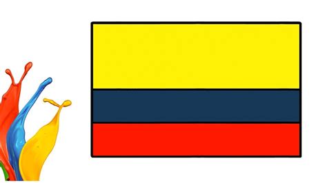 Colombian Flag Symbolism And Design How To Draw And Coloring Step By