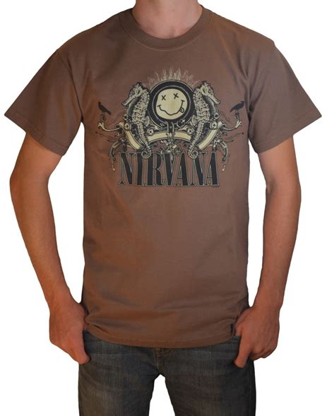 Seahorse Smile T Nirvana Rock T Shirts