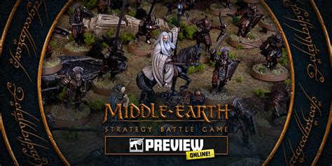 Middle Earth Strategy Battle Game Warhammer Preview Online